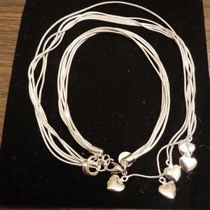 925 Sterling silver snake chains chocker